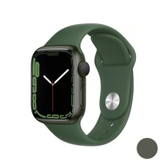 Watch Series 7, 41 мм, корпус из алюминия зеленого цвета, спортивный ремешок «зелёный клевер» (MKN03)