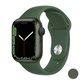 Watch Series 7, 45 мм, корпус из алюминия зеленого цвета, спортивный ремешок «зелёный клевер» - фото