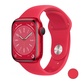 Watch Series 8, 45 мм, корпус из алюминия цвета «Красный», спортивный ремешок «Красный» - фото