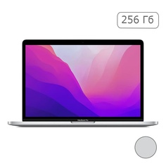 MacBook Pro 13" (M2, 2022) 8 ГБ, 256 ГБ SSD, Touch Bar, Silver (MNEP3)