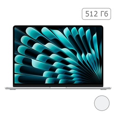 Apple MacBook Air 15" (M2, 8C CPU, 10C GPU, 2023) 8 ГБ, 512 ГБ SSD, Silver (MQKT3)
