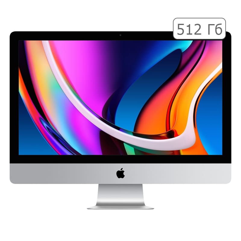 iMac 27" Retina 5K, 8C i7 3.8 ГГц, 8 ГБ, 512 ГБ, AMD Radeon Pro 5500 XT (MXWV2RU/A)