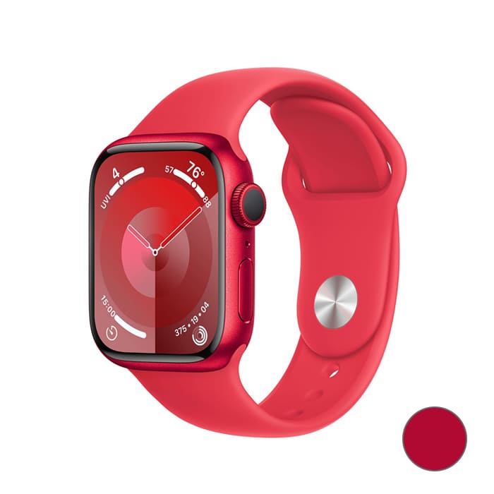 Watch Series 9, 41 мм корпус из алюминия цвета «(PRODUCT)RED™», спортивный ремешок «(PRODUCT)RED™»