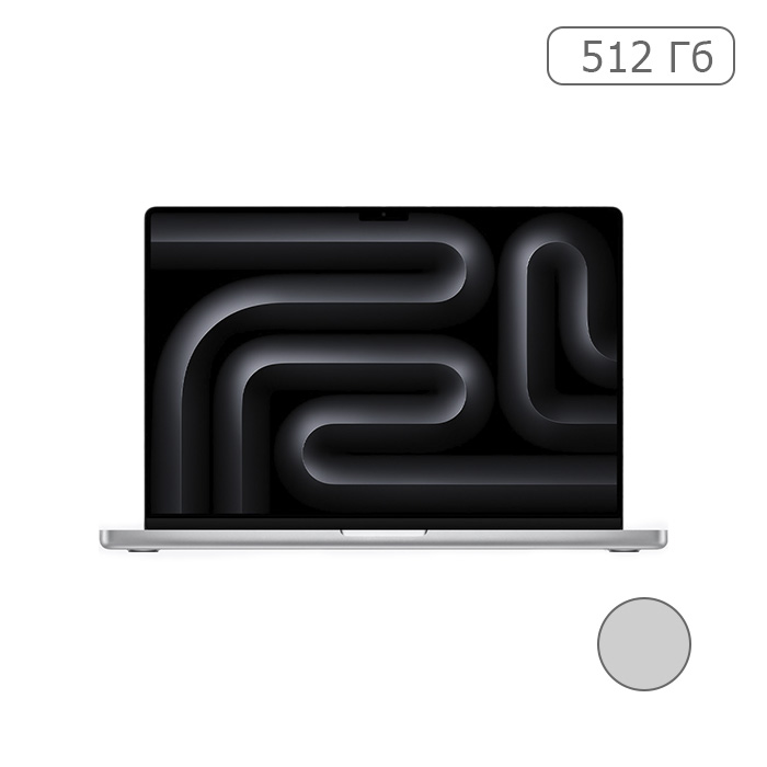 Apple MacBook Pro 16" (M3 Pro 12C CPU, 2023) 18 ГБ, SSD 512 ГБ, серебро