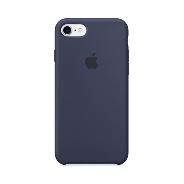 Силиконовый чехол для iPhone 7 / 8 (темно-синий)