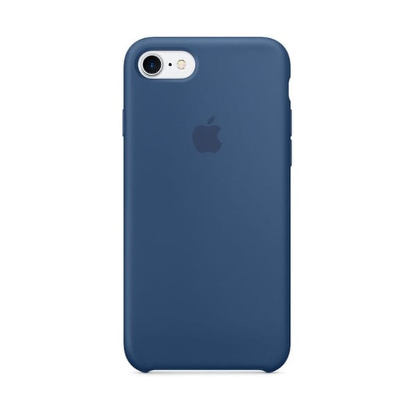 Силиконовый чехол для iPhone 7 / 8 (глубокий синий)