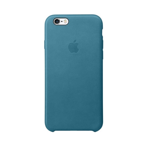 Кожаный чехол для iPhone 6 / 6S (океанская синева)